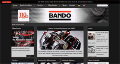 Desktop Screenshot of bando.de
