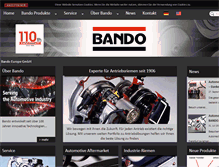 Tablet Screenshot of bando.de